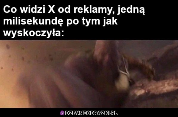 X na reklamie
