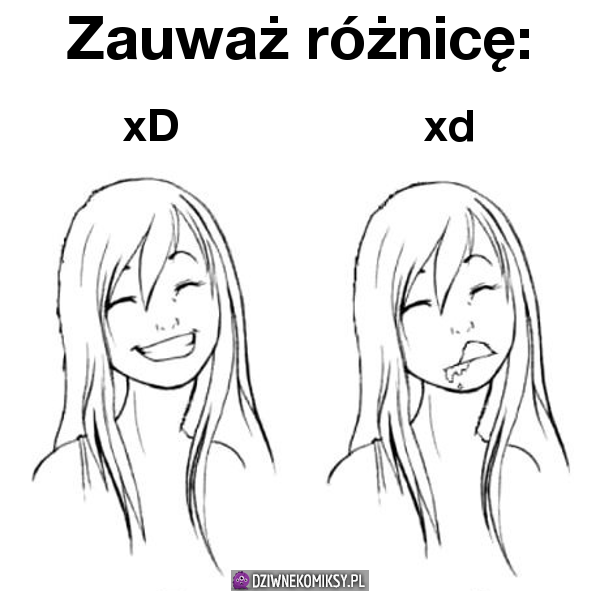 Różnica w XD