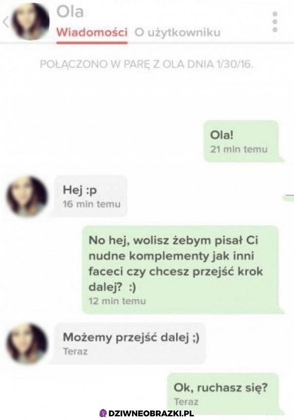 Ale jak to zbyt bezspośredni?