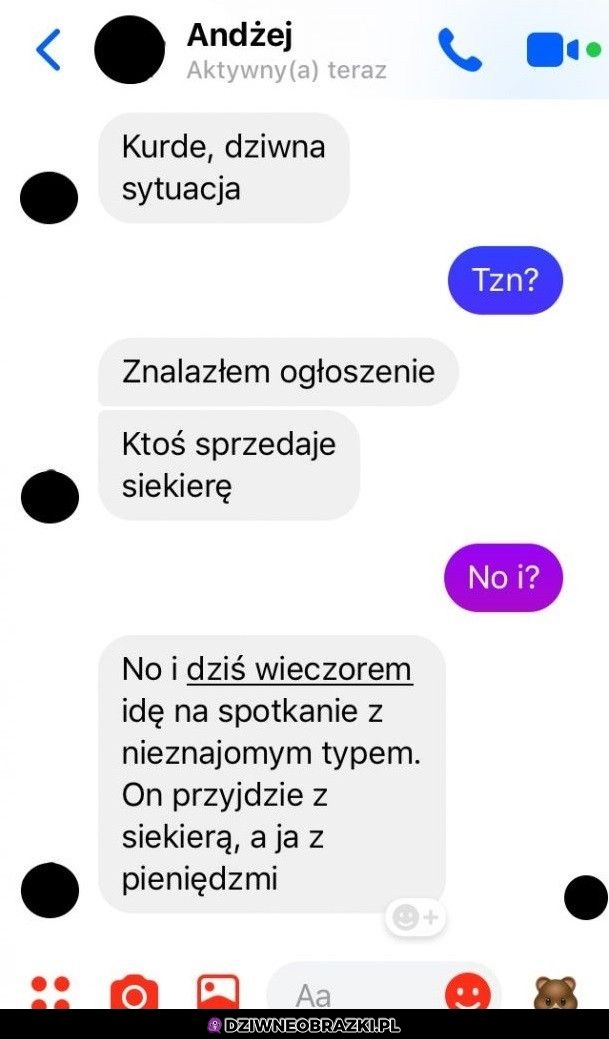 Znalazłem się w naprawdę dziwnej sytuacji