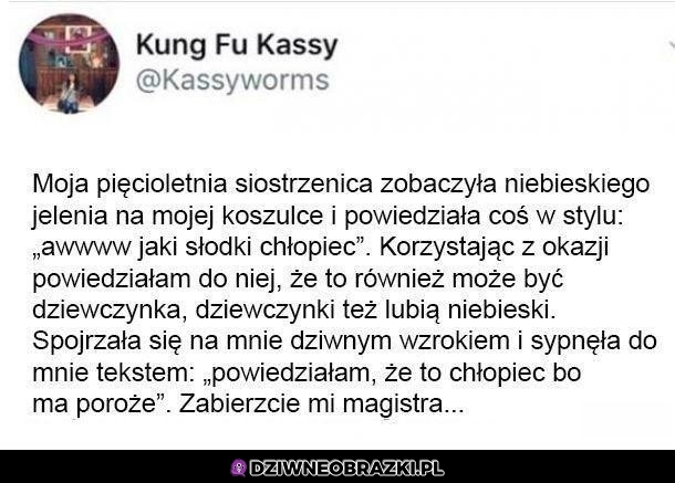 5-latka sprawiła, że poczułem się naprawdę głupio