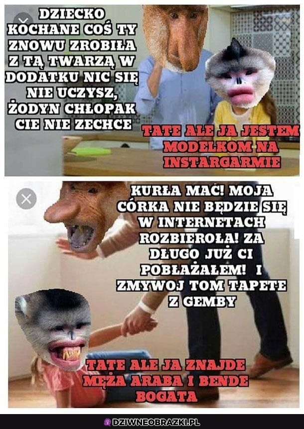 Co ty masz na twarzy dżesika