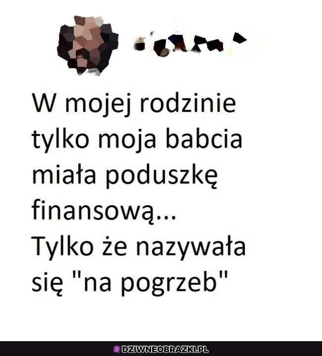 poduszka finansowa babci