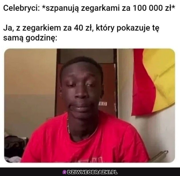 Nie rozumiem tego szpanu