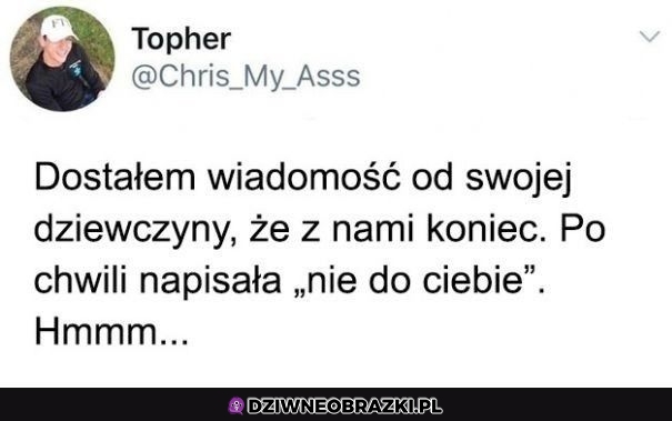 Wiadomość od dziewcztny