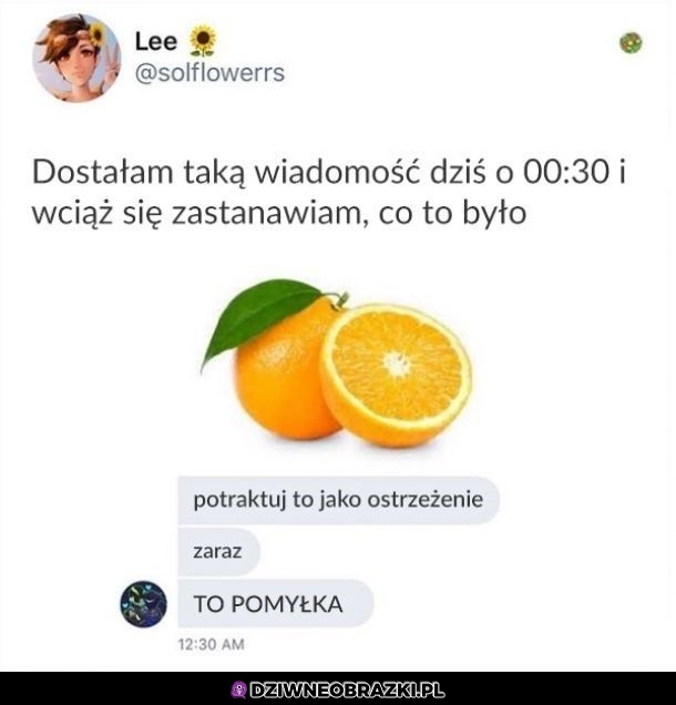 Taka wiadomość