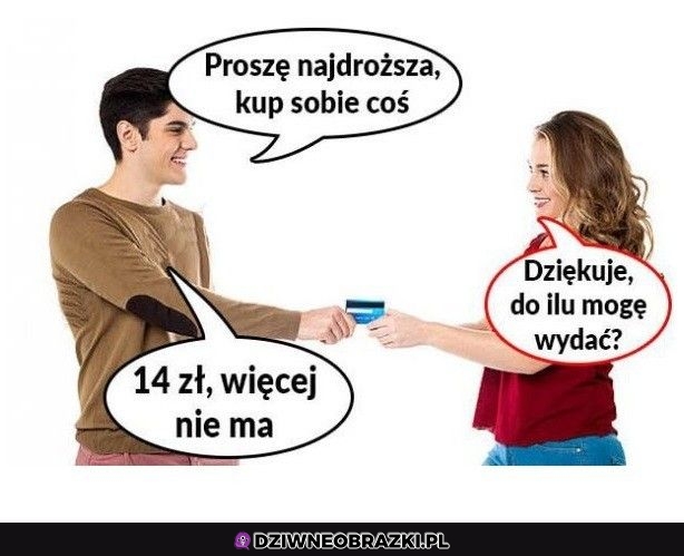 Proszę, to dla Ciebie