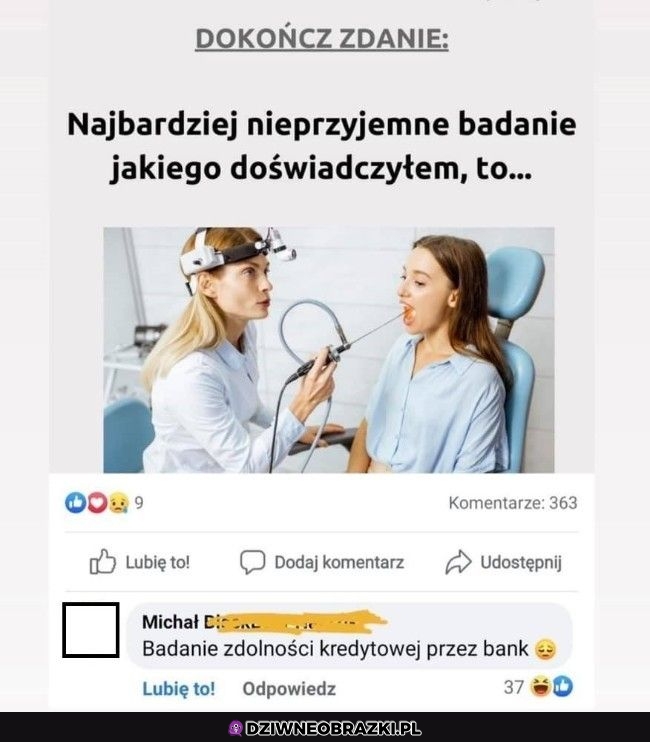 Najgorsze badanie