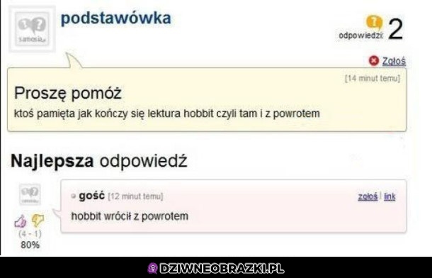 Zakończenie hobbita