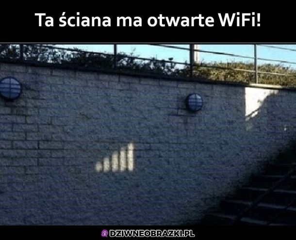 Ściana z wifi