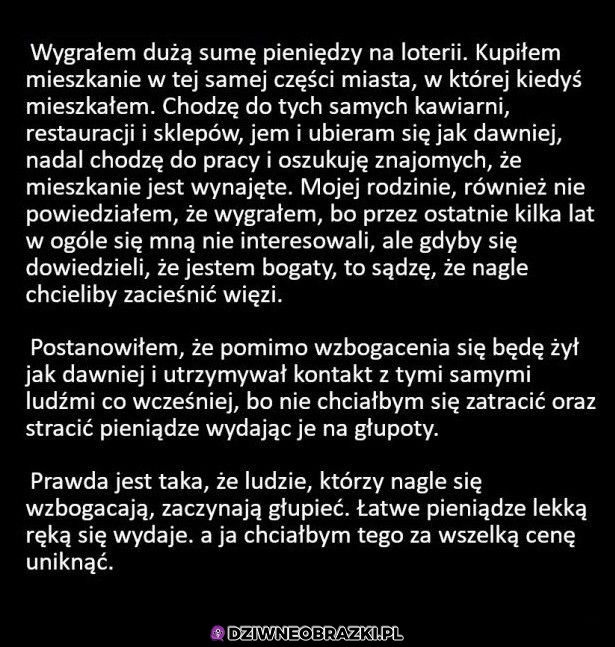 I taką postawę szanuję