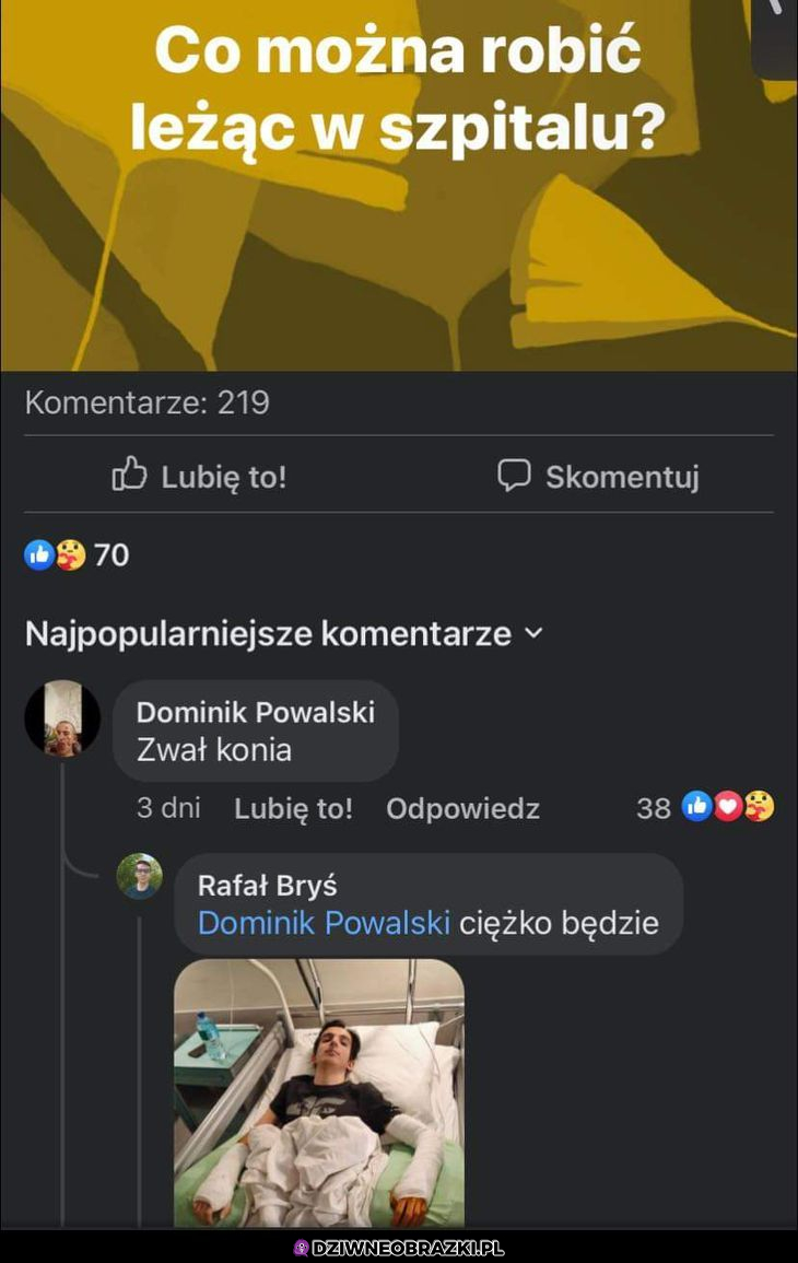 Trochę będzie ciężko