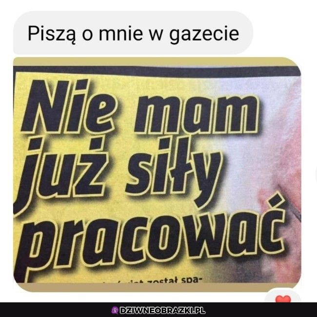 Kiedy ktoś w końcu zechciał o Tobie napisać