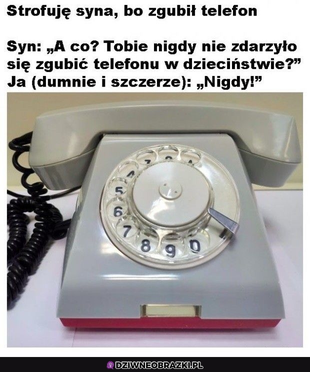 Kiedyś nie było co gubić