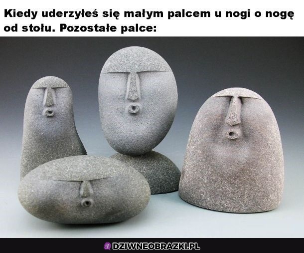 Kiedy uderzysz się małym palcem