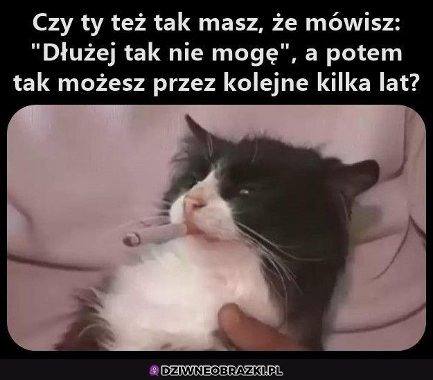 Dłużej tak nie moge