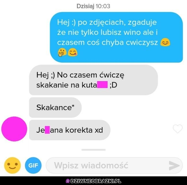 To na pewno też ćwiczy