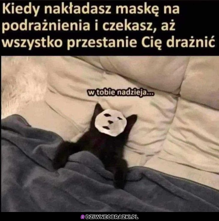 Maska na podrażnienia