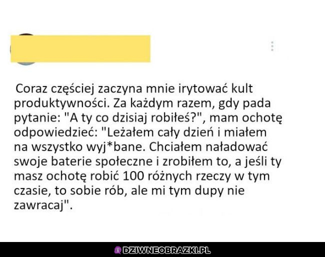 Takie dni też są potrzebne