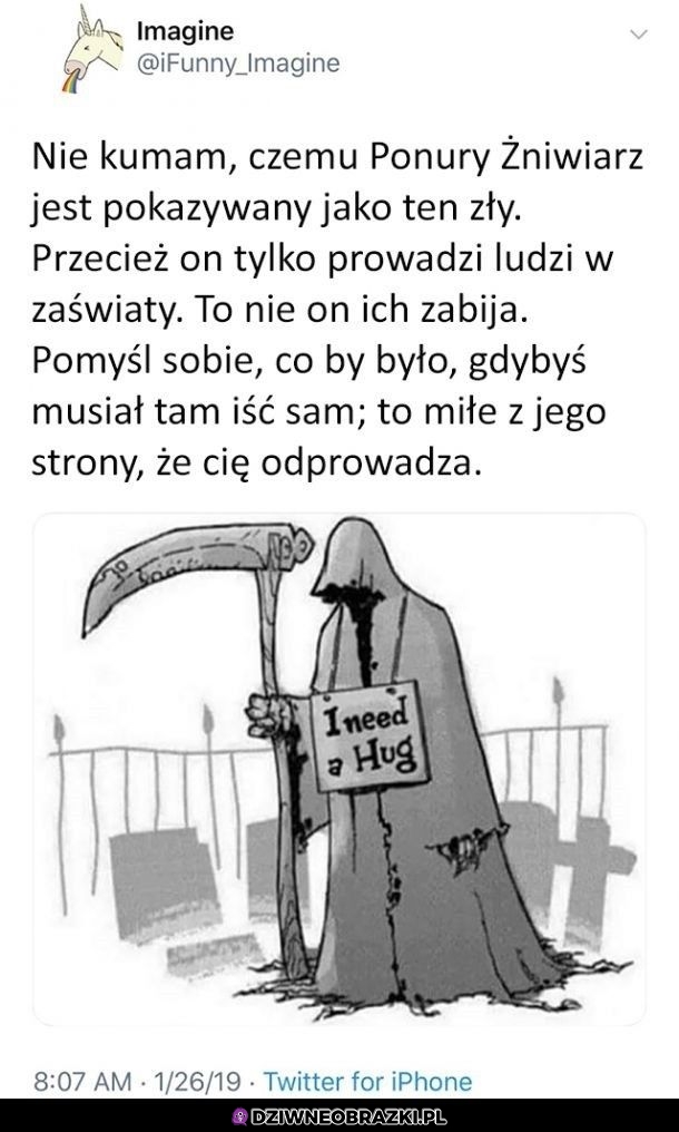 Nigdy nie patrzyłem z tej perspektywy