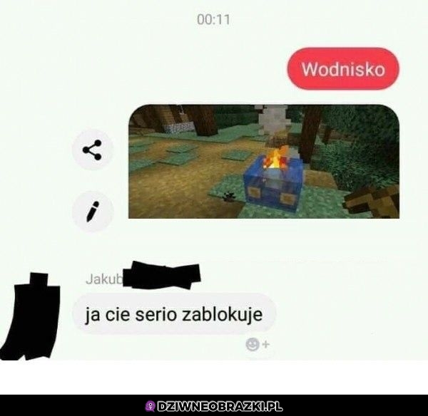 Chyba go zablokuję