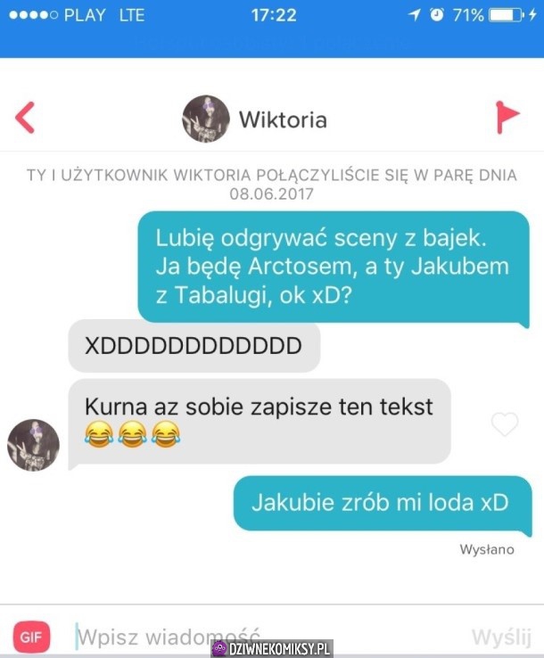 Tekst na podryw na tinderze