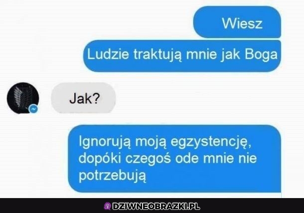 Traktują jak Boga