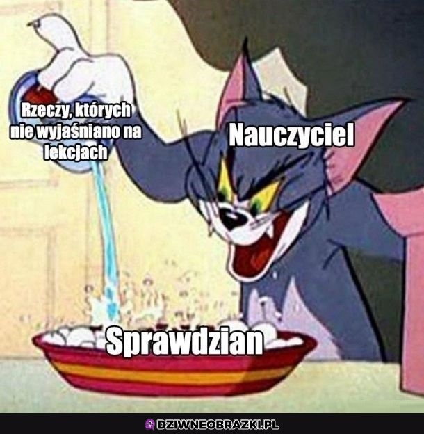 Na każdym sprawdzianie