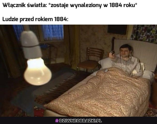 Przed wynalazieniem włącznika