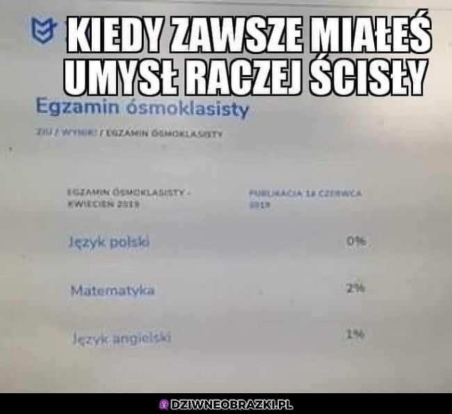 Ścisłowiec jak nic