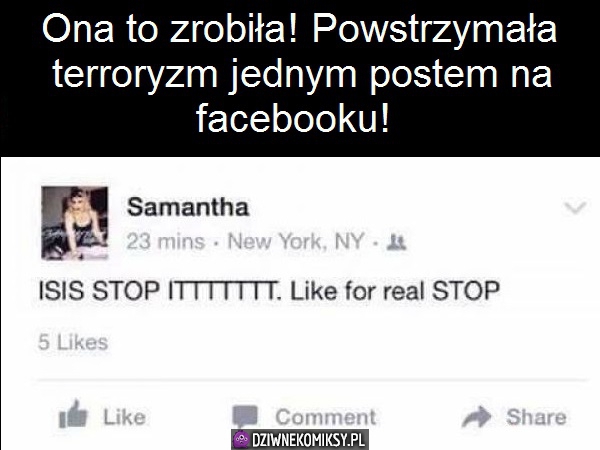 Powstrzymała ISIS!