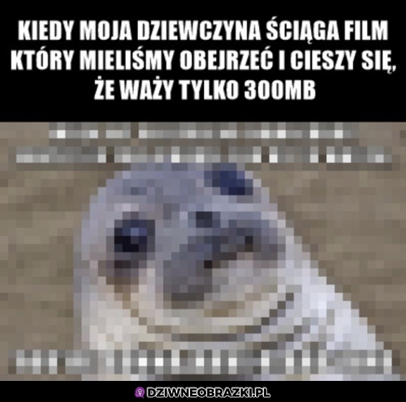 Kiedy dziewczyna ściąga film