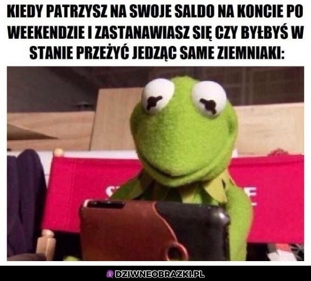 Saldo po weekendzie