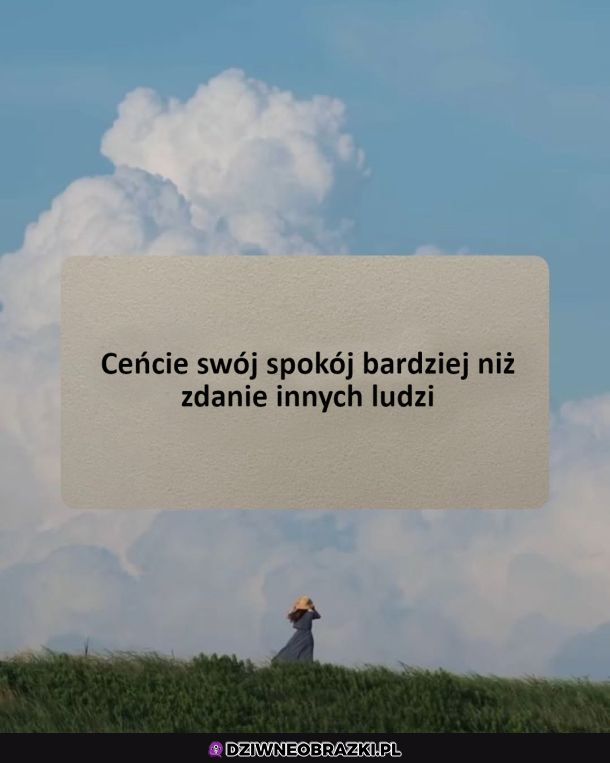 Żyjcie tym mottem