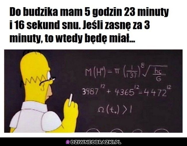 Cowieczorna matematyka