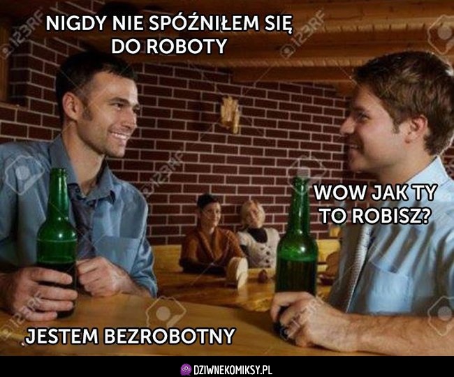 Nie spóźnia się do roboty