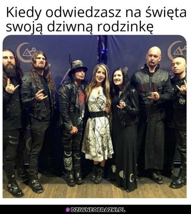 Z dziwną rodzinką