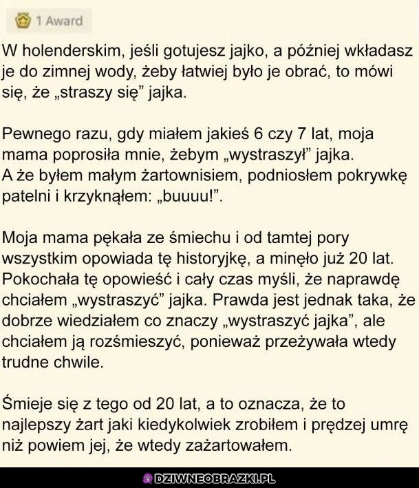 Bardzo dobrze to pomyślał