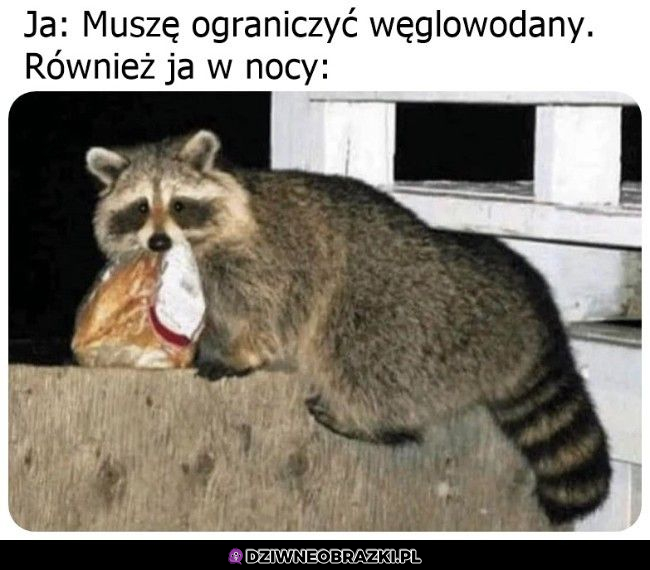 W nocy się nie tyje