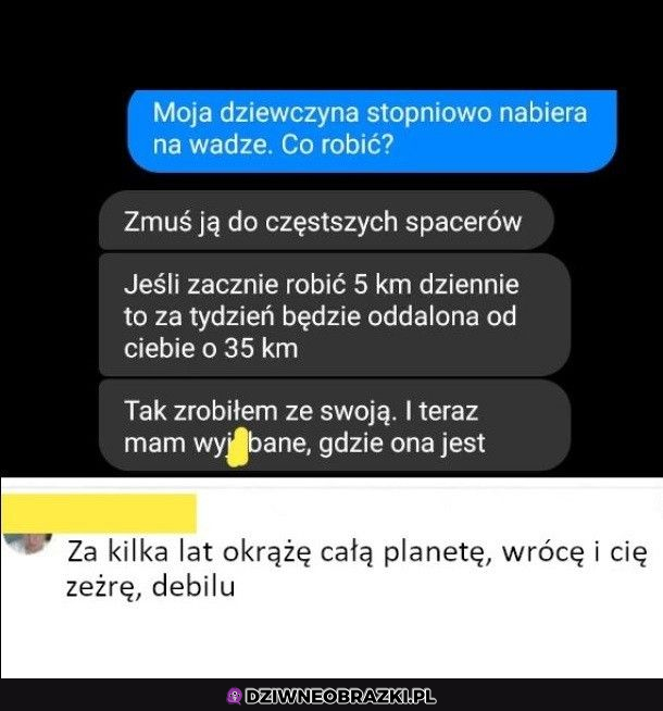 Takiej groźby można się wystraszyć 