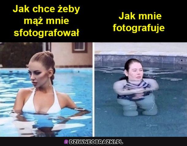 Kiedy prosisz męża o fotkę