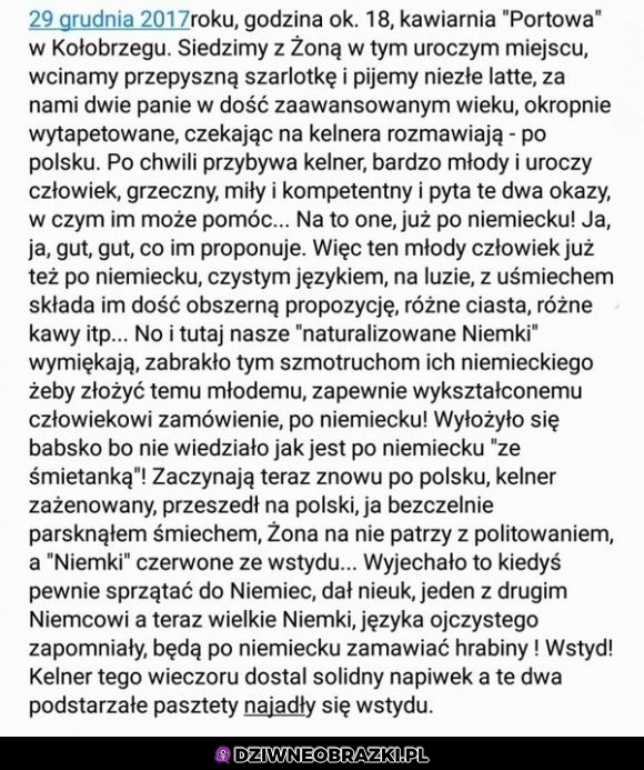 Próbowały udawać Niemki, ale to co się stało...