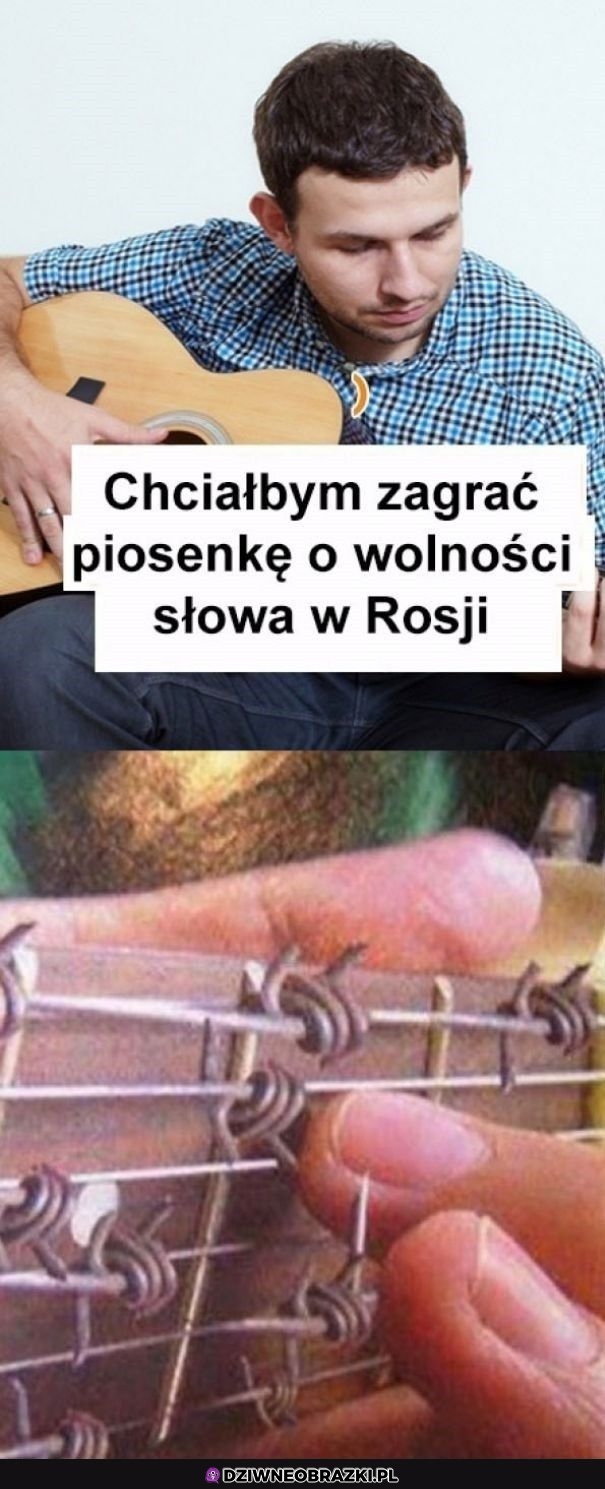 Piosenka o wolności słowa w Rosji