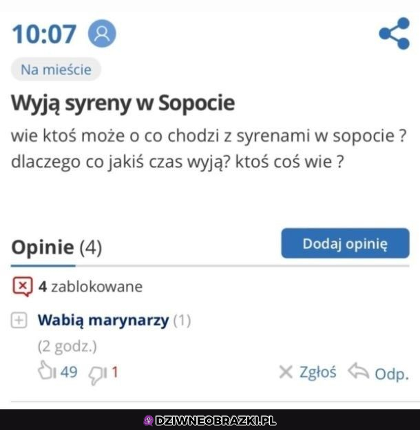 Syreny w Sopocie