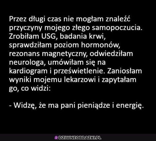 Zostałem zdiagnozowany