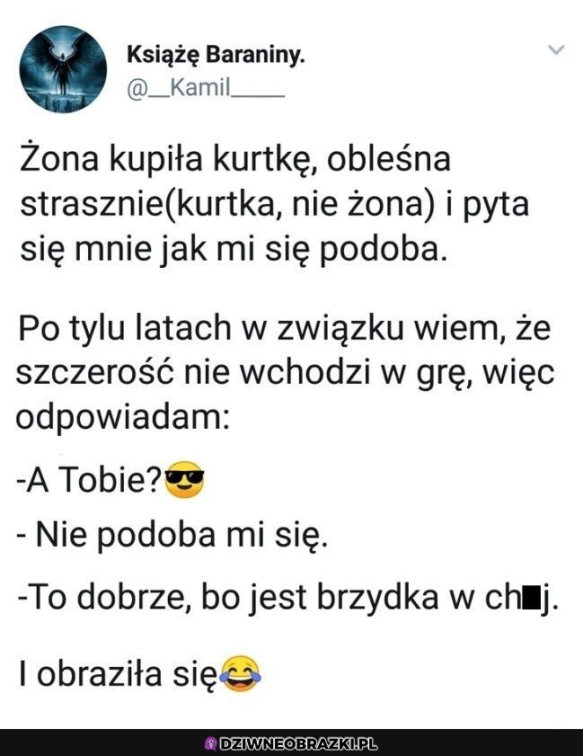 Kiedy będziesz szczery z żoną