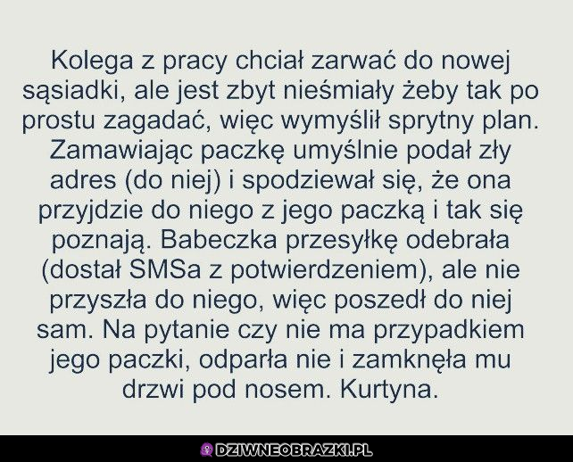 Ten plan zdecydowanie nie pyknął