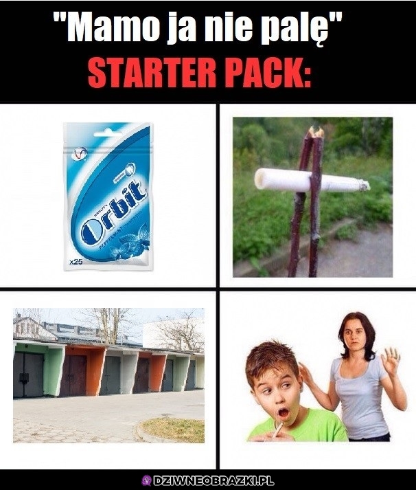 Zestaw palacza z gimnazjum