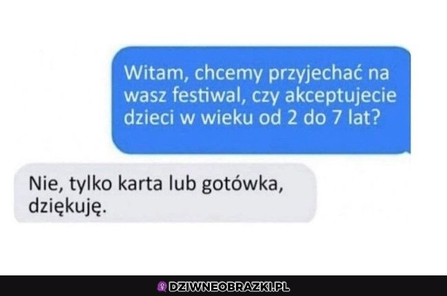 Musisz szukać innej metody płatności