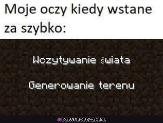 Kiedy wstanę za szybko